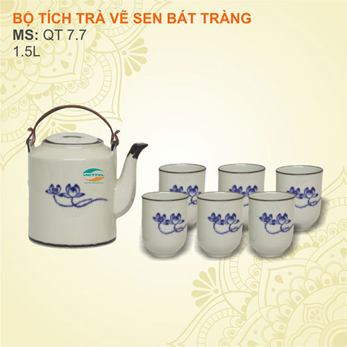 Bộ ấm chén pha trà - Chi Nhánh Hà Nội - Công Ty Cổ Phần Sứ Việt Nam